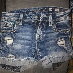 Miss Me shorts with bling super cute pair.